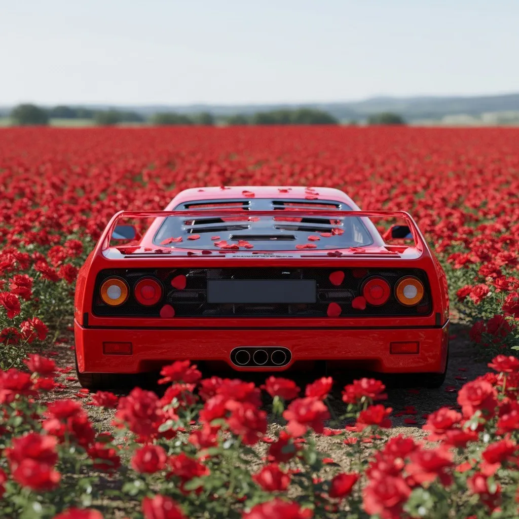 F40 "Red Rose" Edition Rear